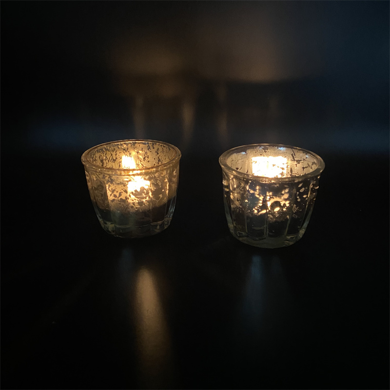 Round Glass Candle Holder