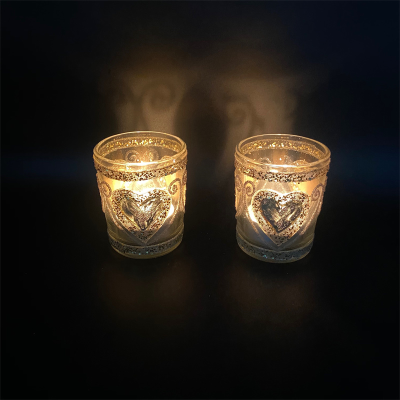 Glass Candle Holder Set