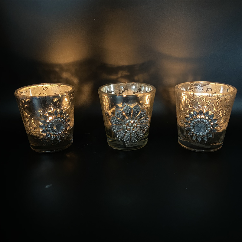Small Glass Candle Holders