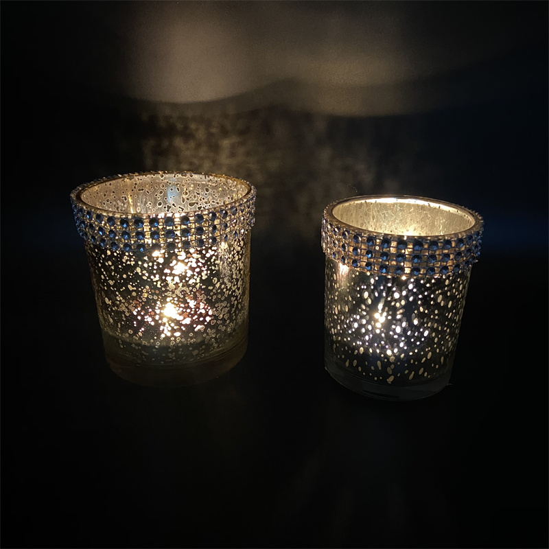 Round Glass Candle Holder