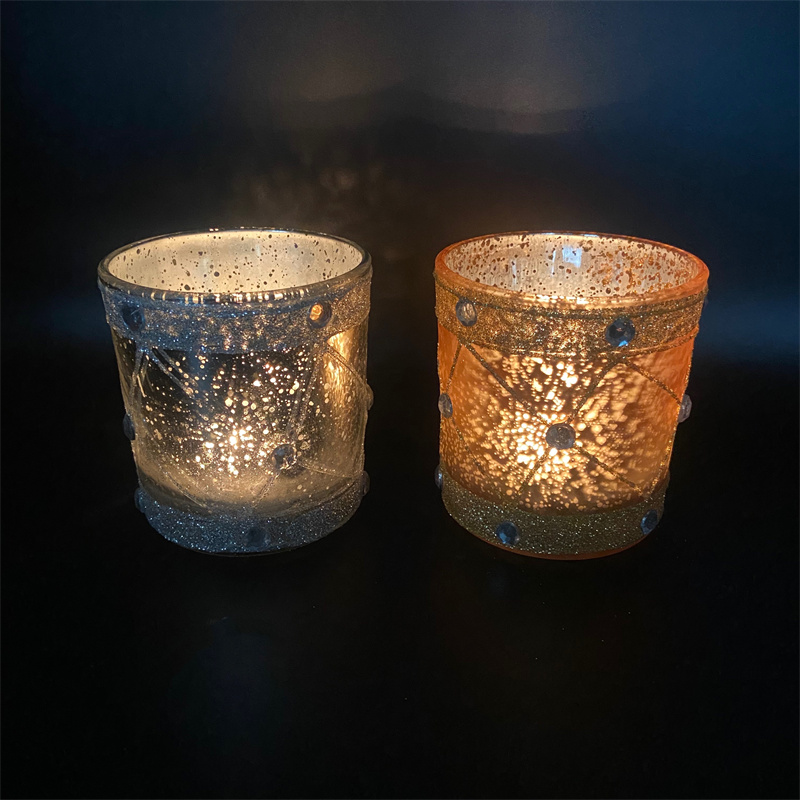 Round Glass Candle Holder