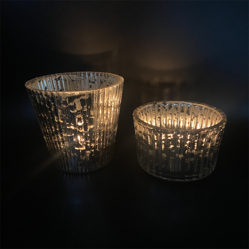 Round Glass Candle Holder