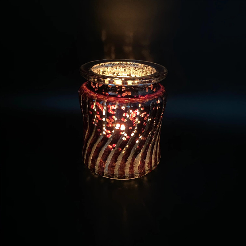 Round Glass Candle Holder