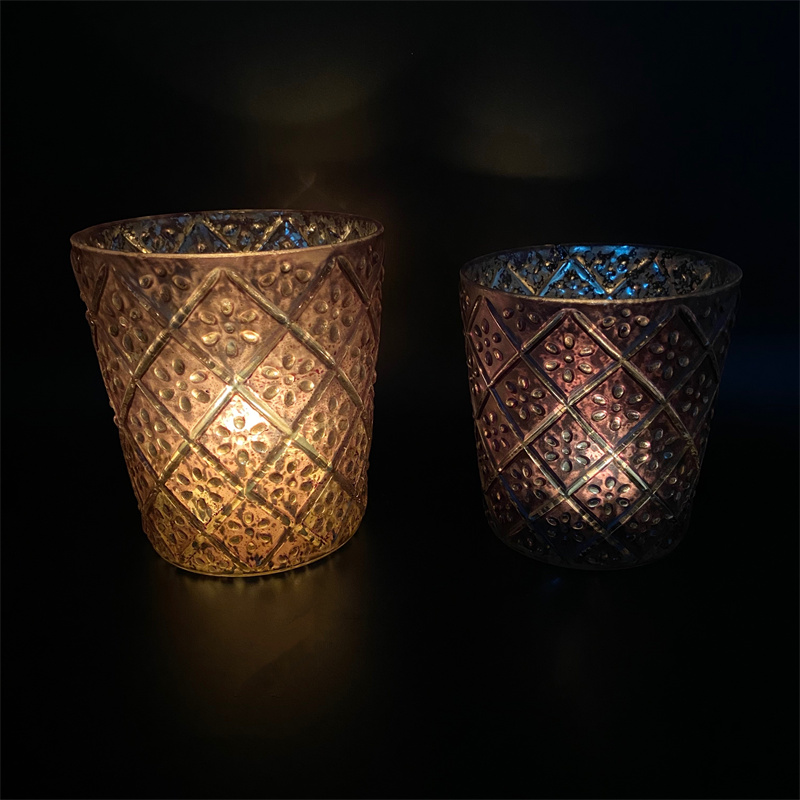 ခေတ်ဟောင်း Glass Candle Holders