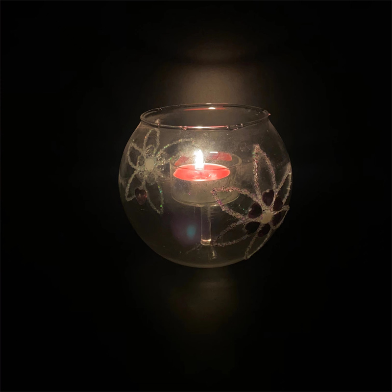 Small Glass Candle Holders