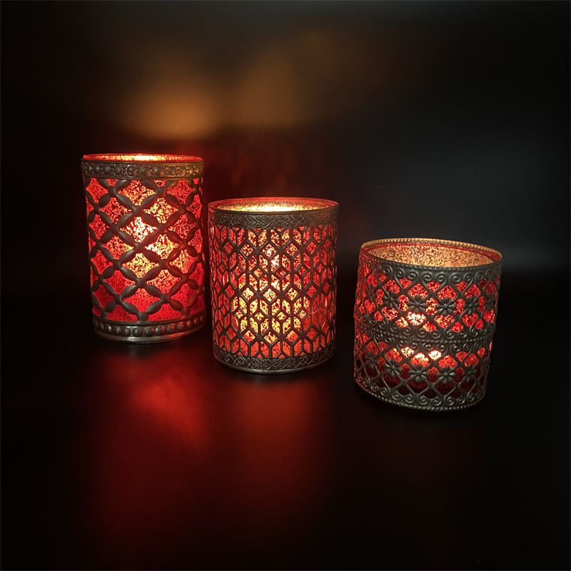 Small Glass Candle Holders