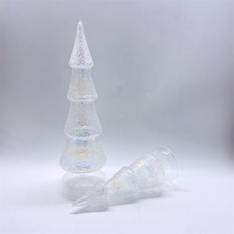 glass christmas tree