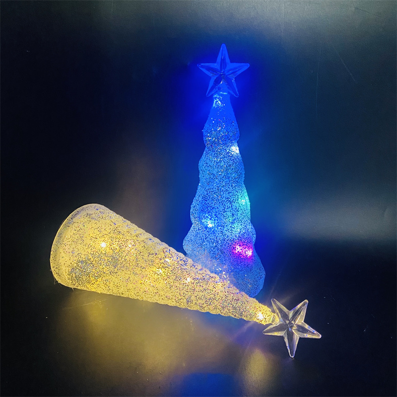 glass xmas tree