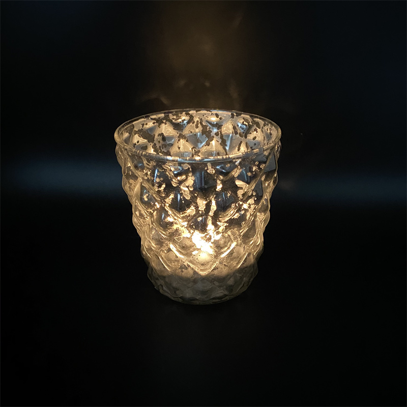 Glass Candle Holder Set