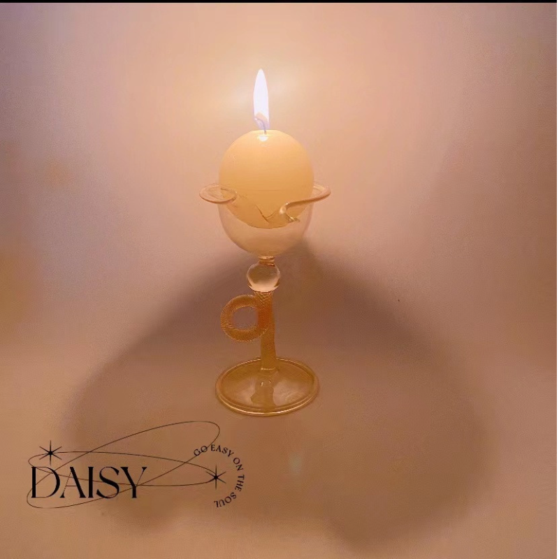 Gilasi Flower Candle dimu